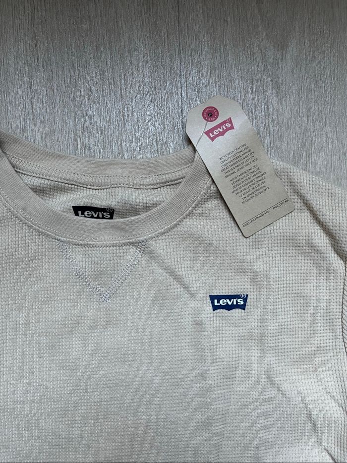 T-shirt à mange longue beige  LEVI ´S   176 cm - photo numéro 3