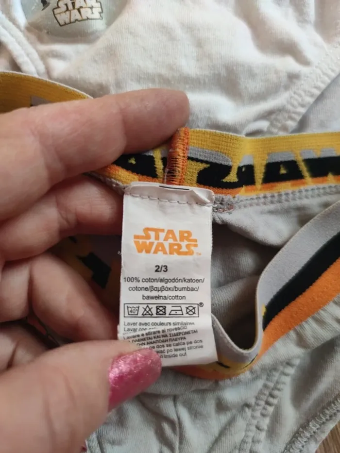 4 slips star wars 2/3 ans - photo numéro 2