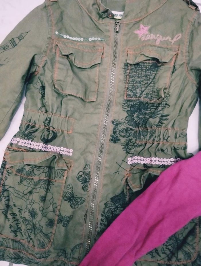 Lot 2 vestes Desigual 4 ans mode tendance fashion - photo numéro 3