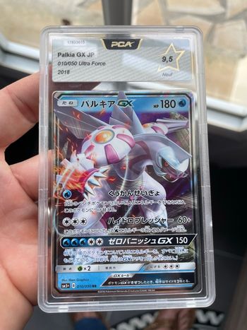 Pokémon carte gradée Palkia GX PCA 9.5