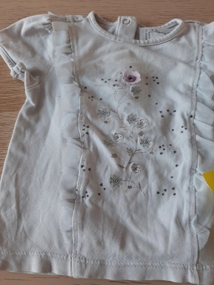 T-shirt manches courtes 6 mois - photo numéro 2