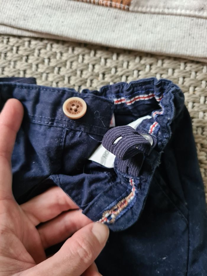 Ensemble sweet "bear" et pantalon bleu - 6/9mois - photo numéro 5