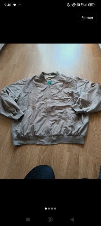 Veste mi saison beige/gros
