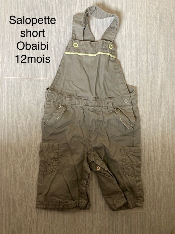 Salopette short