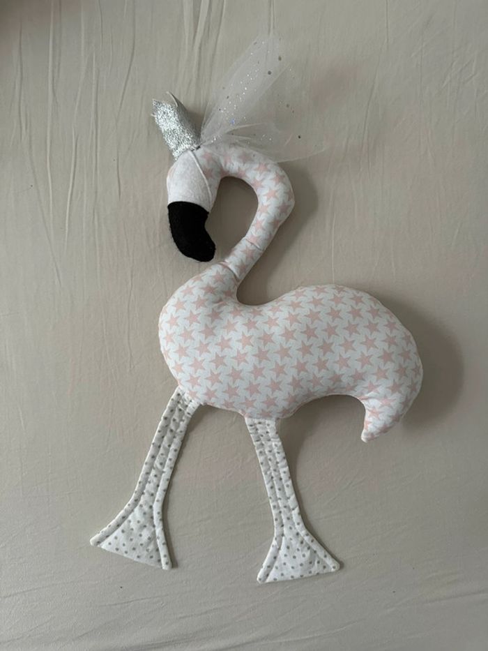 Peluche flamant rose