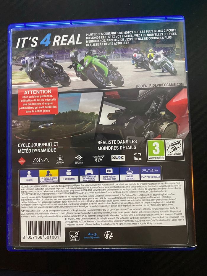 Jeux ps4 Ride 4 - photo numéro 2