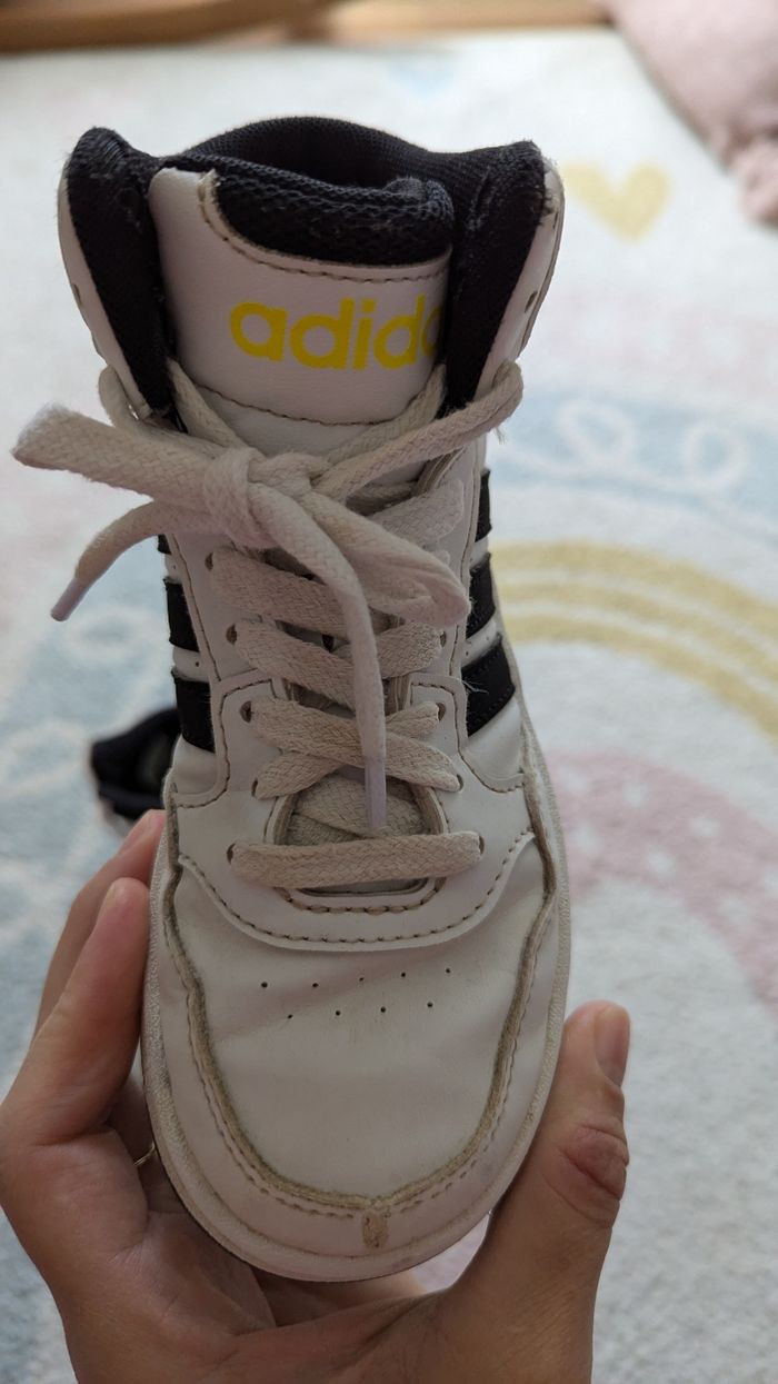 Baskets montantes adidas garçon Blanche - photo numéro 7