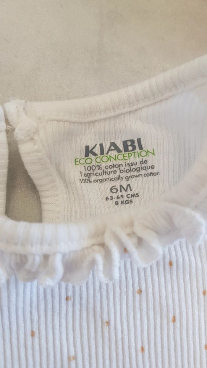 T-shirt 6 mois kiabi - photo numéro 3