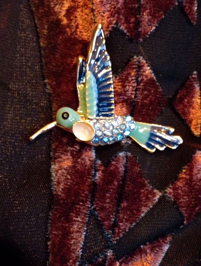 Idee cadeau 🎁: broche oiseau de paradis