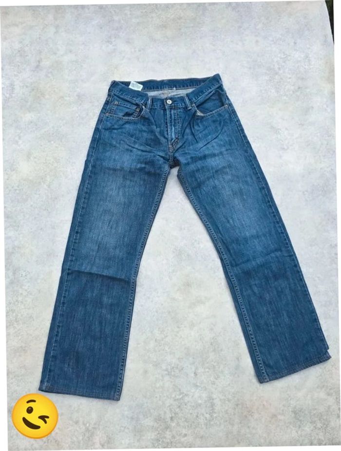 Jeans Levi's 505 W29 FR38 L29 coupe droite bleu Homme Men pan382b - photo numéro 2