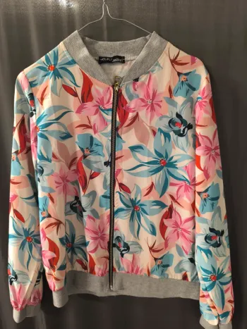 316506 veste zippée fleurs femme 36 jolifly