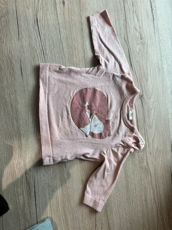 T-shirt manches longues bébé fille 1mois