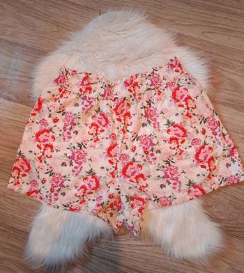 Short d'été fleurie femme