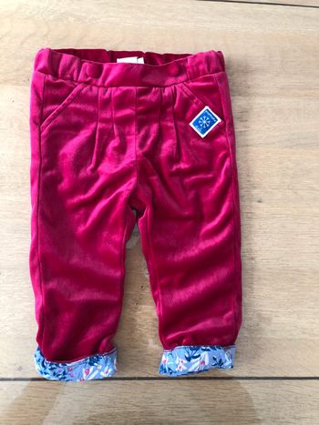 Pantalon hiver velour