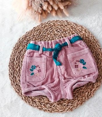 Short velours bébé fille 12 mois Sergent Major 