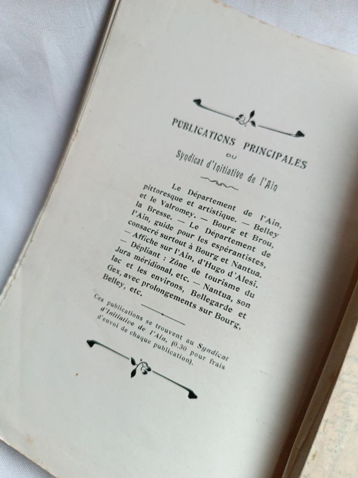 1915 dole souvenir mémoire histoire historique département l'Ain ain guide illustré gayet corcelle - photo numéro 10
