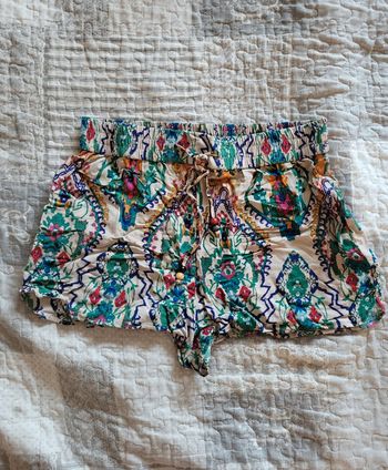 Short à motif coloré zara taille M