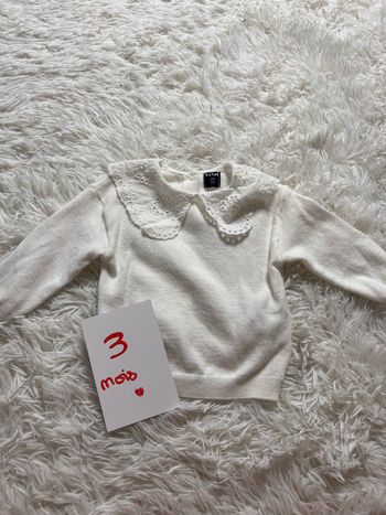 Pull col en dentelle