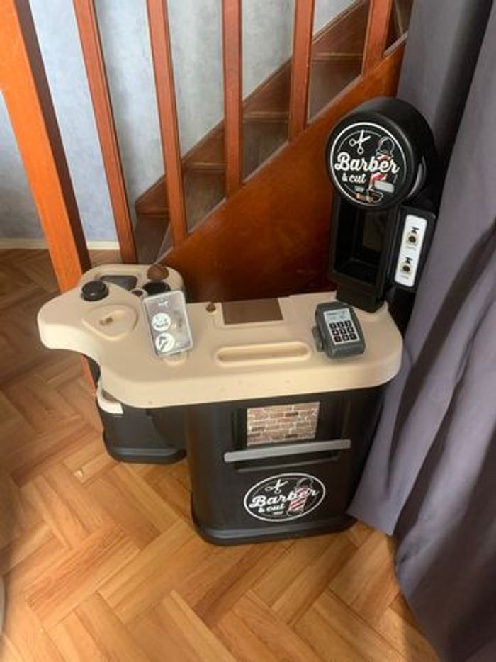 Établie barber smoby + cerceau - photo numéro 1