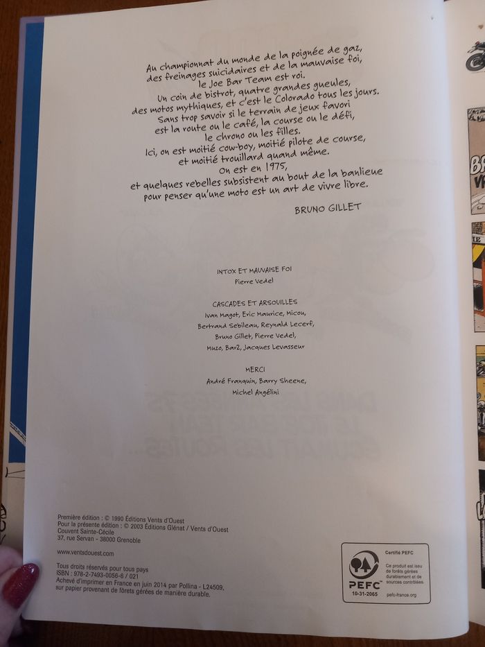 Bande dessinée Joe bar team 1 - photo numéro 3