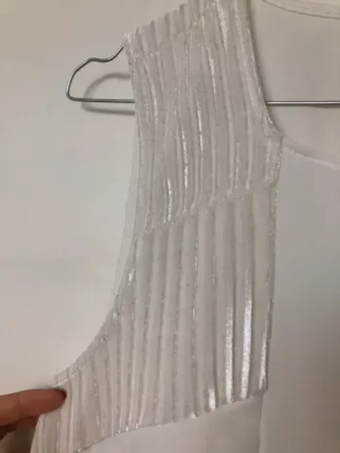 Blouse débardeur crème Zara S - photo numéro 3