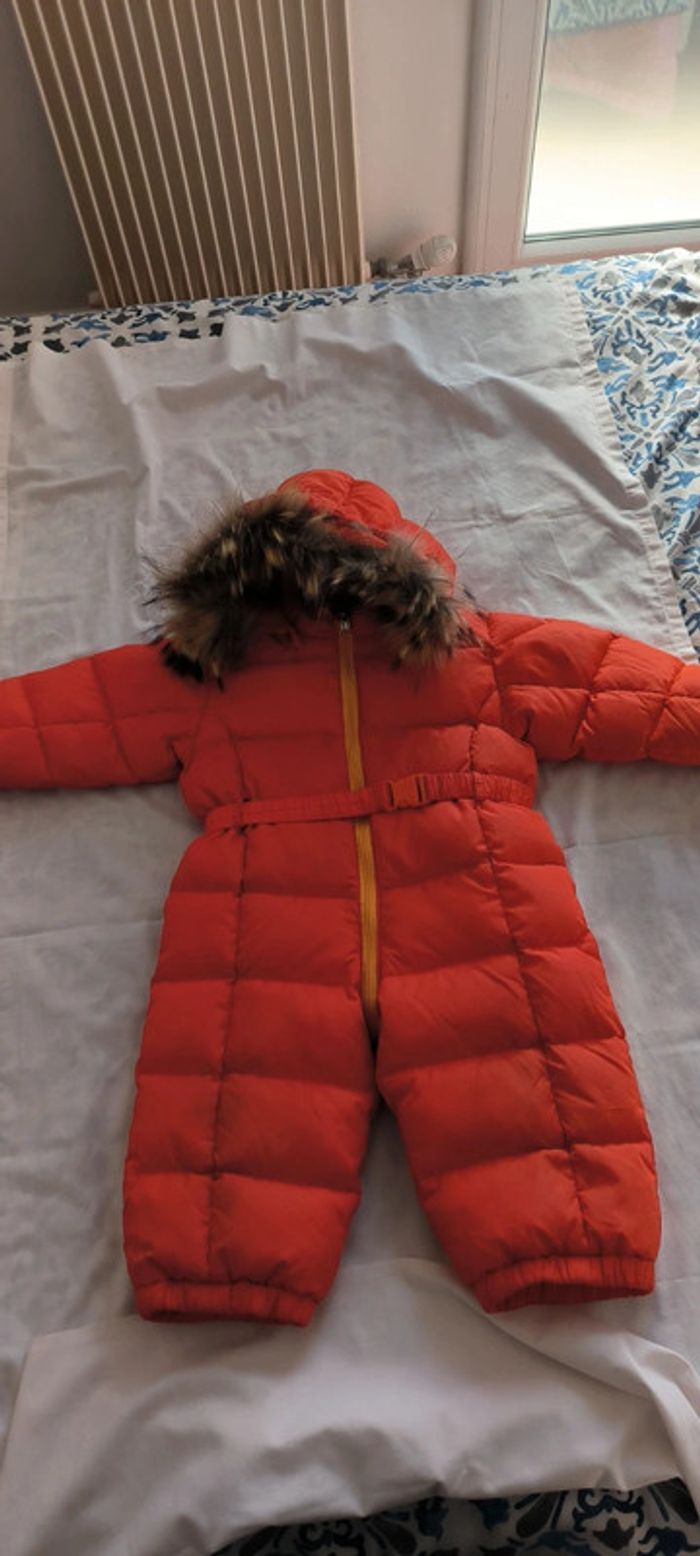 Combinaison pilote Moncler fausse fourrure