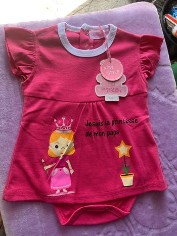 Bodie jupette fille, coton, cadeau, naissance