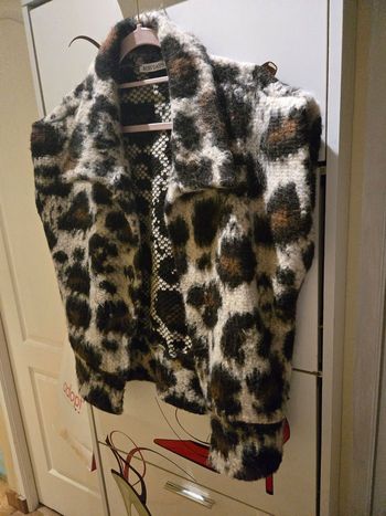 Veste sans manches chaude imprimé léopard TU Rosy Days