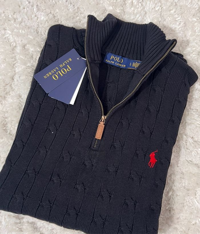 Pull polo Ralph Lauren torsadée - photo numéro 7