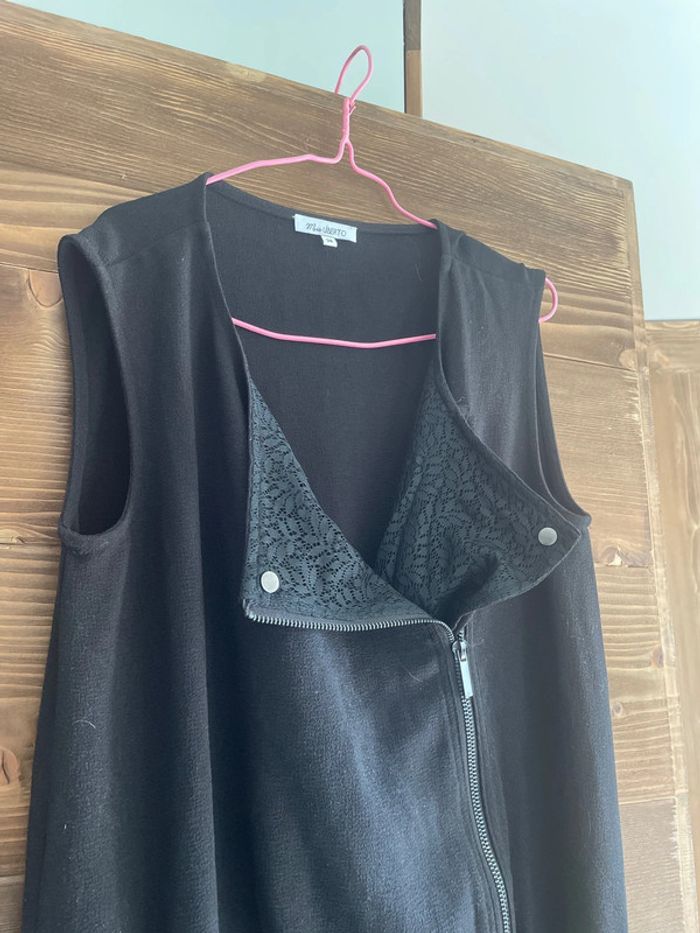 Robe noire débardeur courte - photo numéro 2