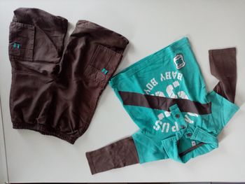 Ensemble pantalon et polos manches longues 18 mois