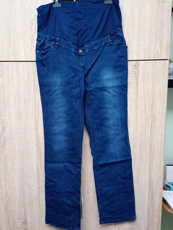 Jeans grossesse bleu foncé