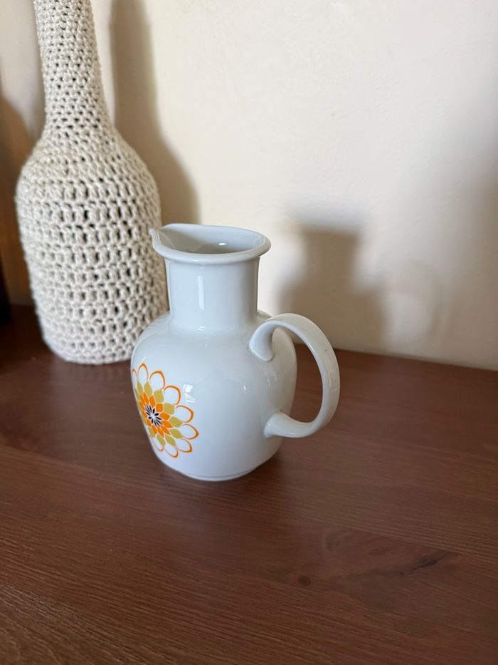 Crémier motif floral médaillon alpin - photo numéro 2