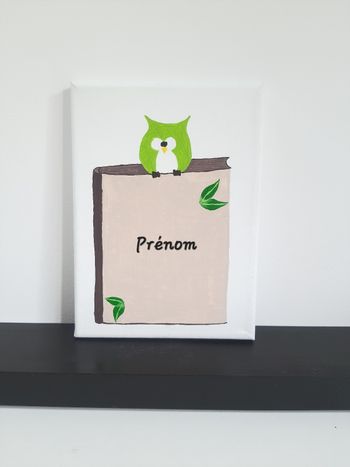 Cadre prénom déco chambre bébé cadeau naissance