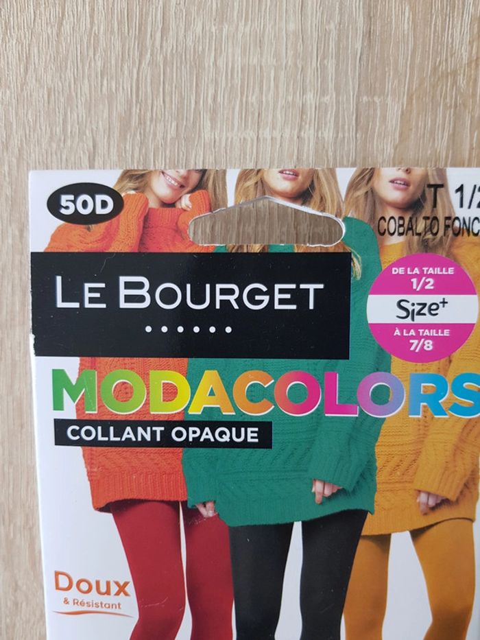 Le bourget, collant opaque, cobalt foncé, T 1/2