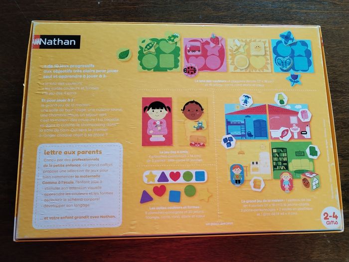 Coffret jeux Nathan La petite école En route vers la maternelle #espanolitinajouets - photo numéro 2