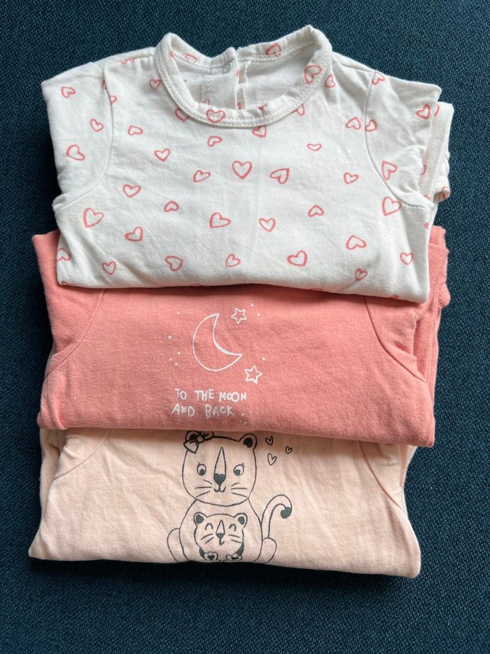 Lot de 3 pyjamas Vert Baudet