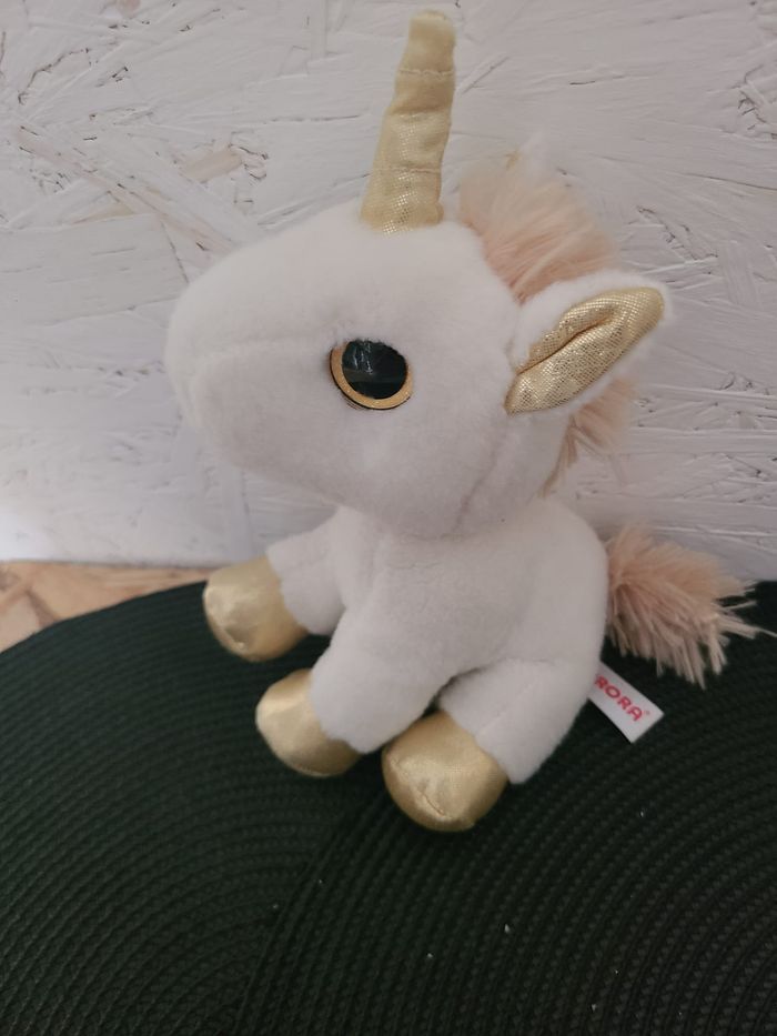 Aurora, doudou licorne Doré - photo numéro 2