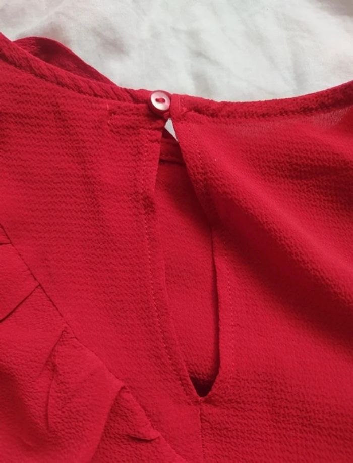 Blouse Bershka rouge - photo numéro 4