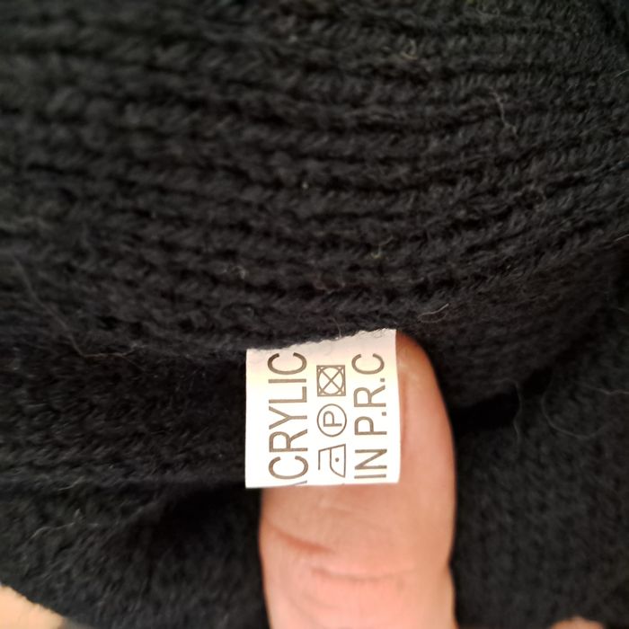 6 Snood tour de cou écharpe tube noir et gris Taille unique - photo numéro 6