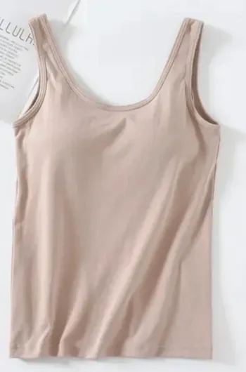 Top brassiere intégrée rembourrée