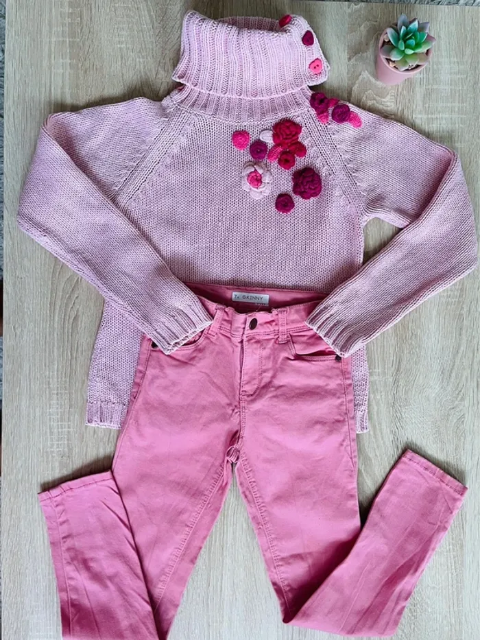 Pull et jean 7 ans
