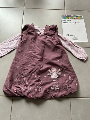 Ensemble fille 24 mois