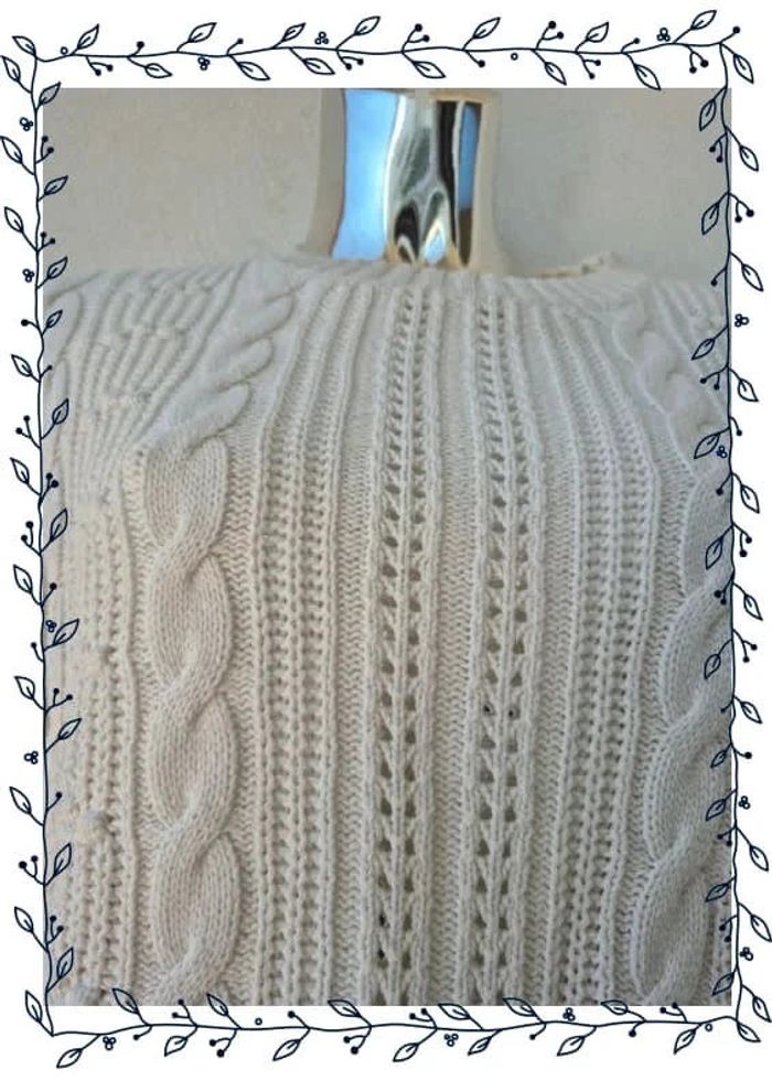 Pull torsadé uni - photo numéro 2