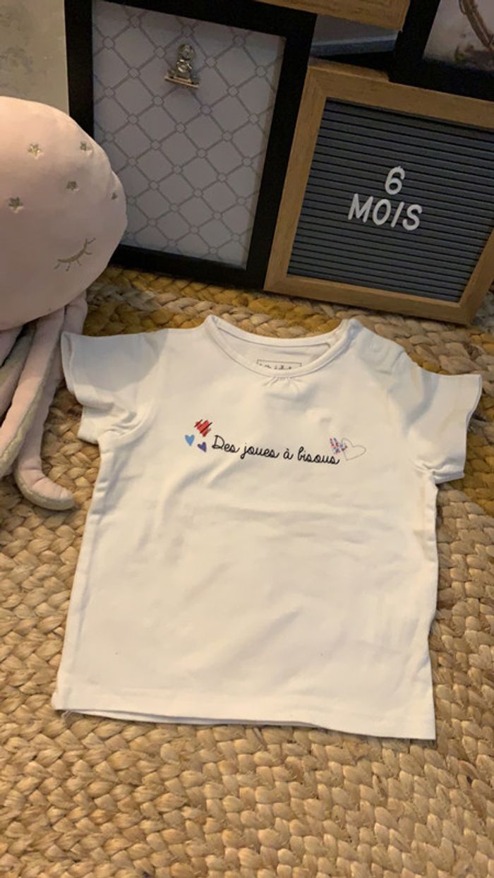 Tee shirt 6 mois