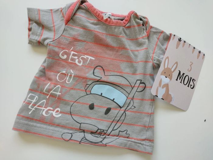 Tee-shirt, taille 3 mois