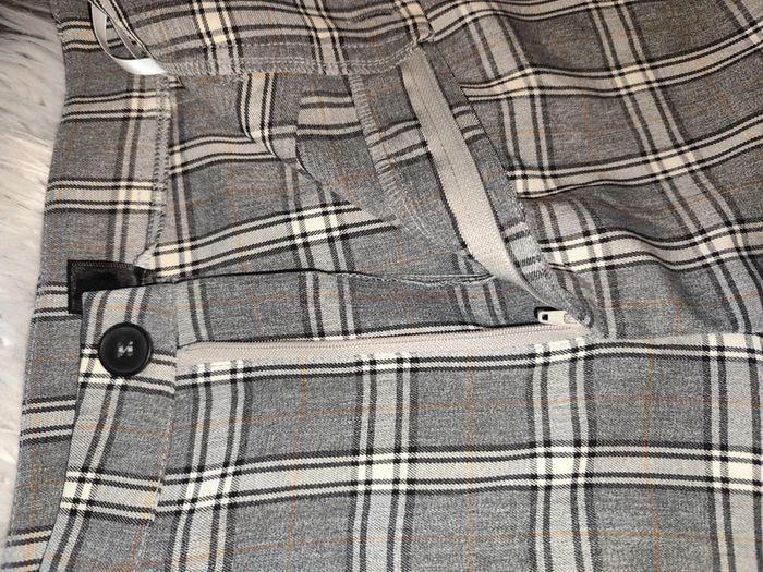 Pantalon de tailleur à carreaux - photo numéro 3