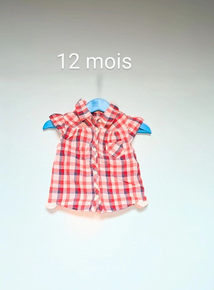 Chemisier à carreaux