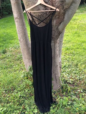 Robe longue noire