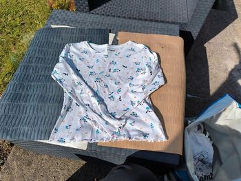 T shirt manches longues côtelé 10ans